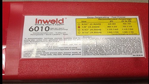 E6010 Stick Electrodes Welding Rod 1/8 10 Pounds