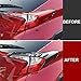 Kadore for Toyota C-HR CHR LE/XLE 2018-2025 Carbon Fiber Pattern Car Tail Light Cover Trim 4-pc