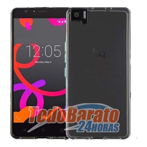 Todobarato24h Funda Gel TPU 100 Trasnparente Compatible con BQ Aquaris M5