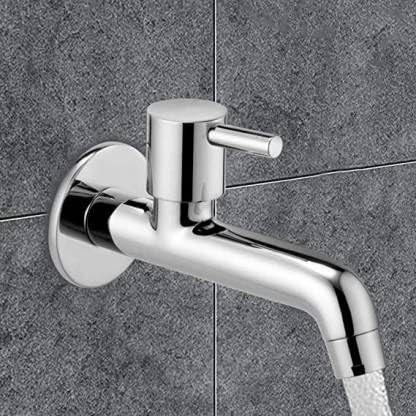 Alturas Turbo Brass Long Body Bib Cock Tap with Wall Flange- Set of 1