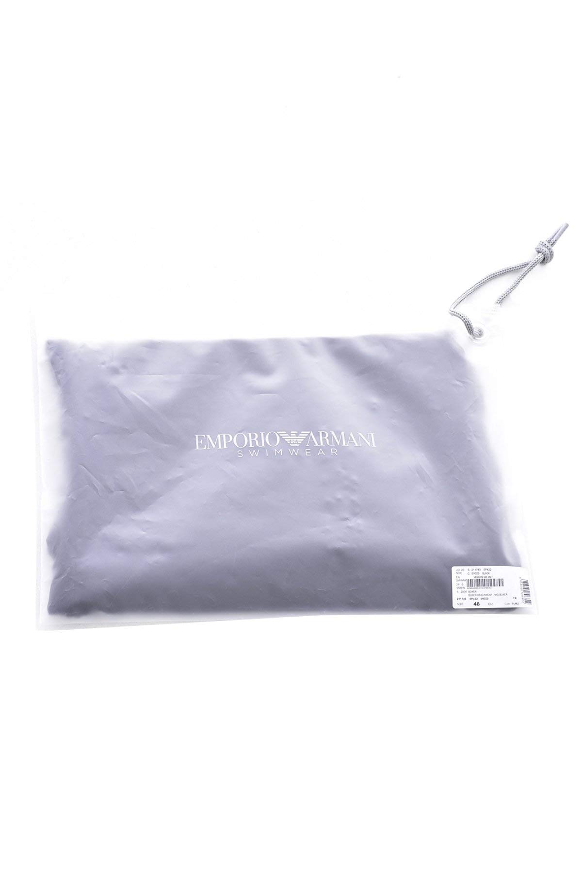 Emporio Armani Spodenki kąpielowe Mężczyźni Bokser odzież plażowa haft logo