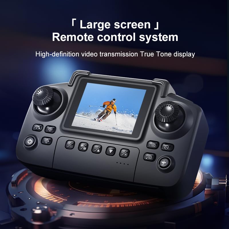 GPS-Drohne mit 4K-EIS-Kamera für Anfänger, Drohne mit Hindernisvermeidung, Fernbedienung mit Bildschirm, Bürstenloser Motor, 48 Minuten Flugzeit, Ein-Klick-Rückkehr, Kinderspielzeuggeschenke