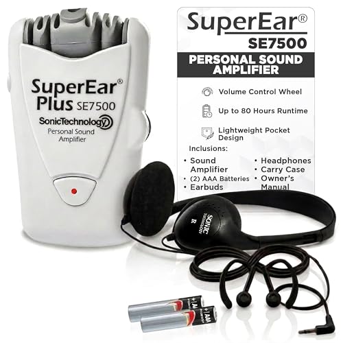 SuperEar Model SE7500 for Seniors - Listening Amplifiers for Seniors & Elderly, Super Ear Personal...