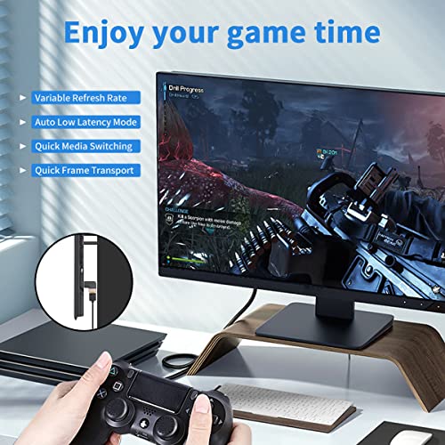 Image of Duttek 8K Right Angle HDMI Male to Female Adapter 2 Pack, 90 Degree HDMI Adapter 2.1 Version, Left and Right Angle Support 8K@60Hz, 4K@120Hz for TV, HDR,Laptop