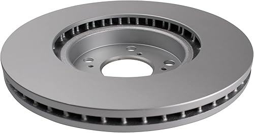 Miniatura 7 de TRQ Pastilla de freno de cerámica delantera y kit de rotor recubierto con líquidos compatibles con Honda Odyssey 11-14