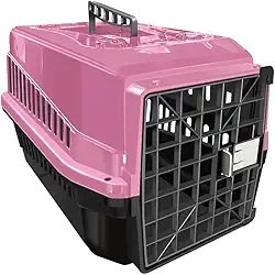 Caixa de Transporte para Gatos, Tamanho 2 (ROSA)