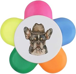 Azeeda 'French Bulldog Wearing Cowboy Hat' Fl...