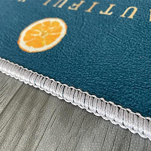 Image of HomeCloud Anti Fatigue Kitchen Rug Printed Thick Anti Slip, Washable, Big Size, Designer Folding Kitchen Mat for Home BedroomStandard Size (41 x 122 cm 41 x 61 cm) ( Kitchen Beautiful hme)