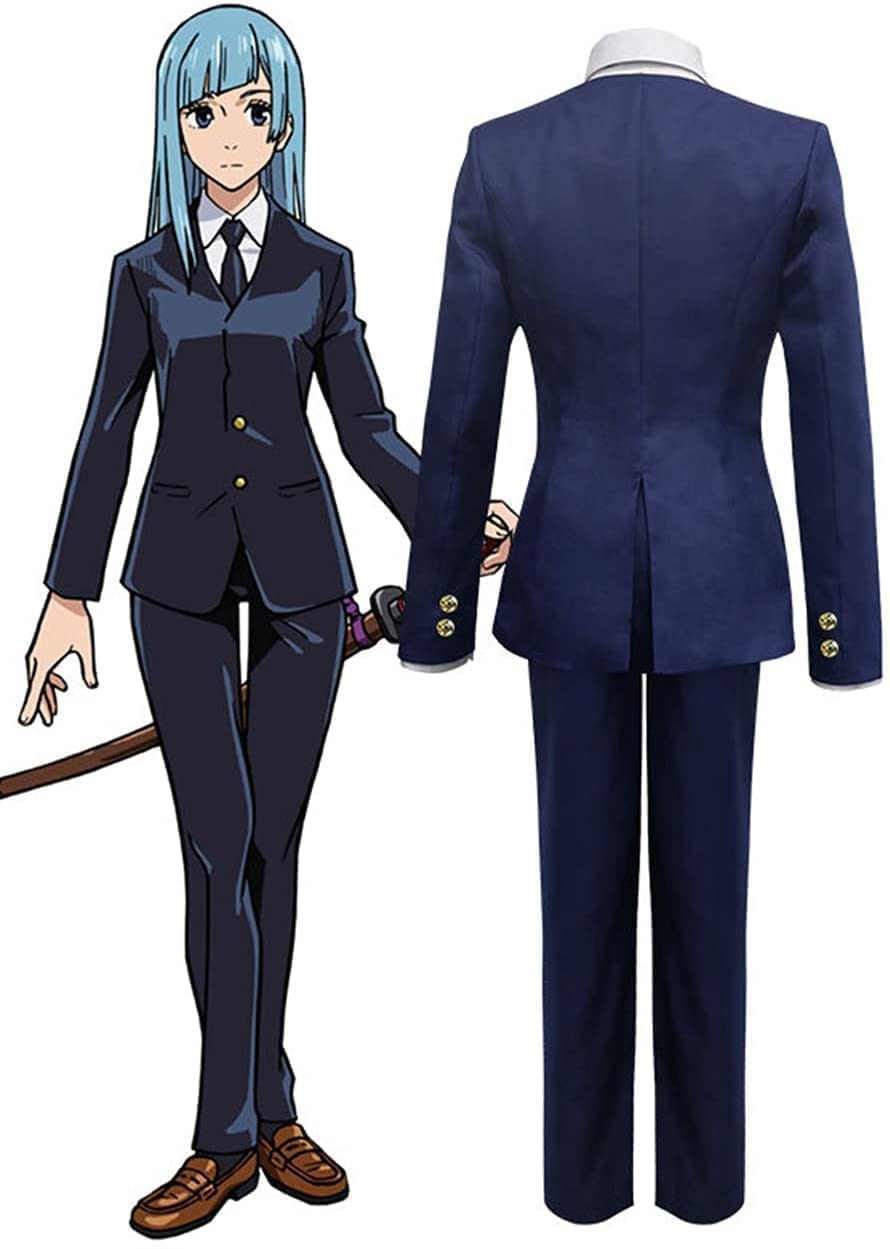 T③4 呪術廻戦 三輪 コスプレ ミワ 高専 制服 ボタン うずまき 武器 ウィ T③4 呪術廻戦 三輪 コスプレ ミワ 高専 制服 ボタン うずまき