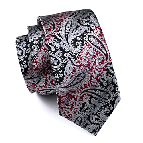 Sdfgh Bow Tie Black Silk Ties For Men Suspenders Handkerchief Cufflink Set Wedding Gift (Color : A, Size : One Size) #TOP4