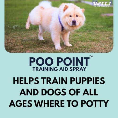 Image of WTC Dog & Puppy Potty Training Spray 500ml | Poo Point Training Aid Attracts Dogs to Pee in Right Spot | Indoor Outdoor Toilet Training Solution | Housebreaking Aid for Puppies