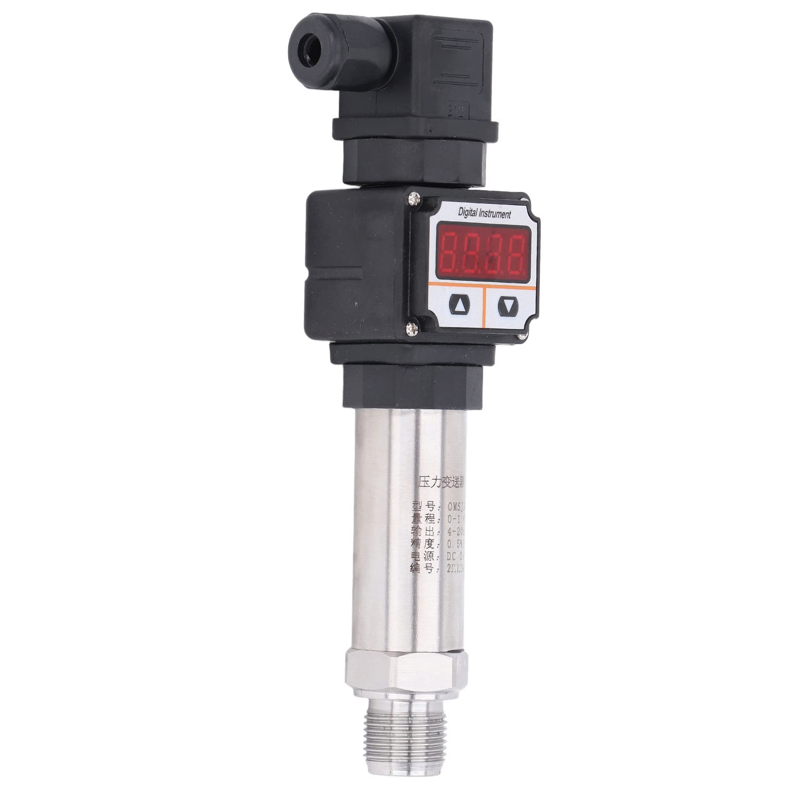 Transmisor de Presión, 0‑1.6Mpa Pantalla Digital Transductor Sondas LED Sensores Sensor Salida de 4‑20 MA Emisor OMSJD‑XQYHX‑01