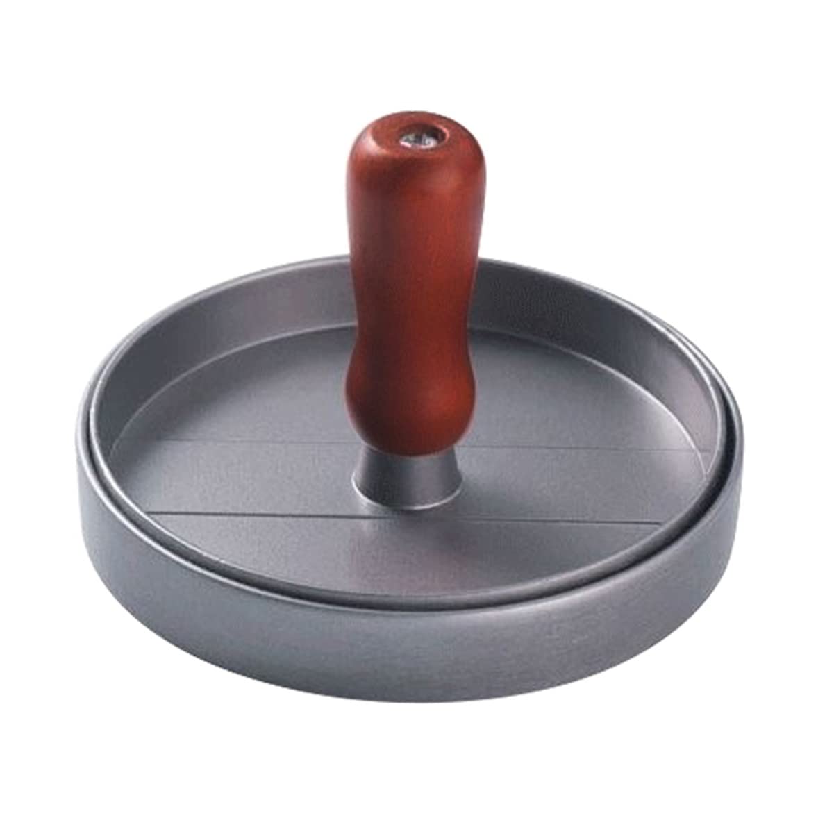 Non Stick Burger Press, Single/Double/Triple-Grid Hamburger Press, Food Grade Alloy Burger Patty Maker with Handle, Easy Release Hamburger Meat Grill Beef Mould Press, for Outdoor Camping BBQ Grill (
