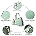 Imagen de FANDARE Elegante Bolso de Mano para Mujer Bolso Bandolera PU Cuero Bolsos de Hombro Gran Capacidad Bolsos Cruzados para Viajes Compras Trabajo Citas Verde