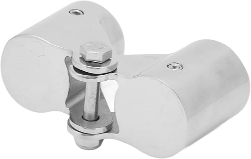 Miniatura 7 de Conector de montaje de pasamanos de tubo de barco, conector de tubo de tubo de barco, 4 piezas, acero inoxidable estable para yates inflables