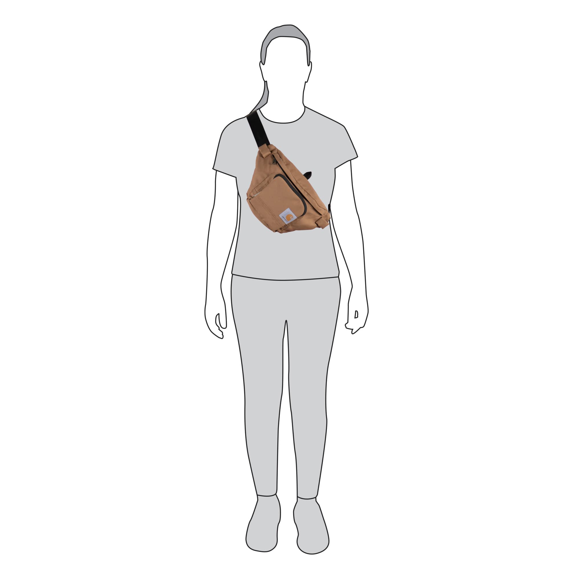 Carhartt Verstellbare Hüfttasche für Damen und Herren.