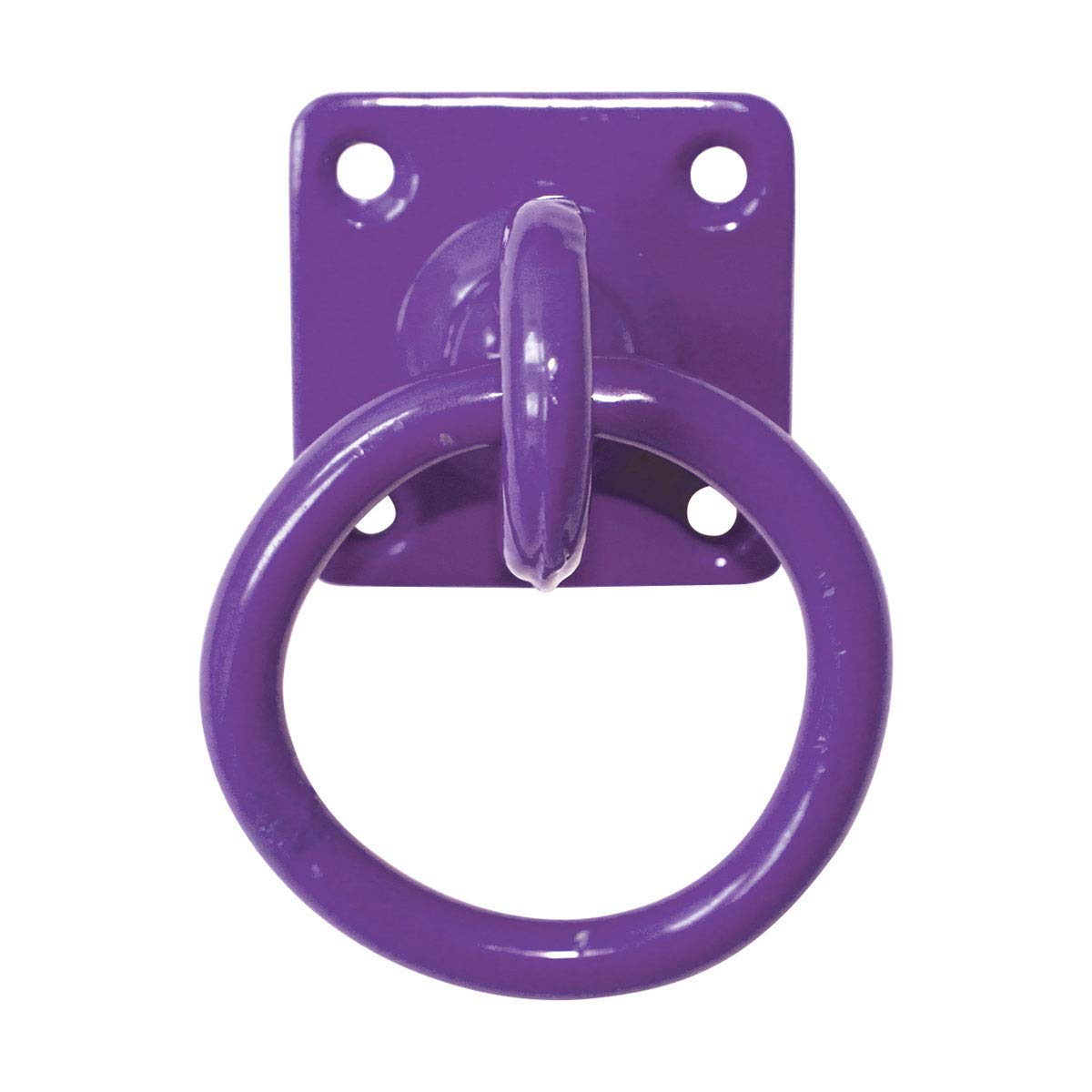 Perry Equestrian 515-PP0000PU 50 mm x 50 mm no.515/PP Chain Ring on Plate-Pack of 2 prepacked, Purple