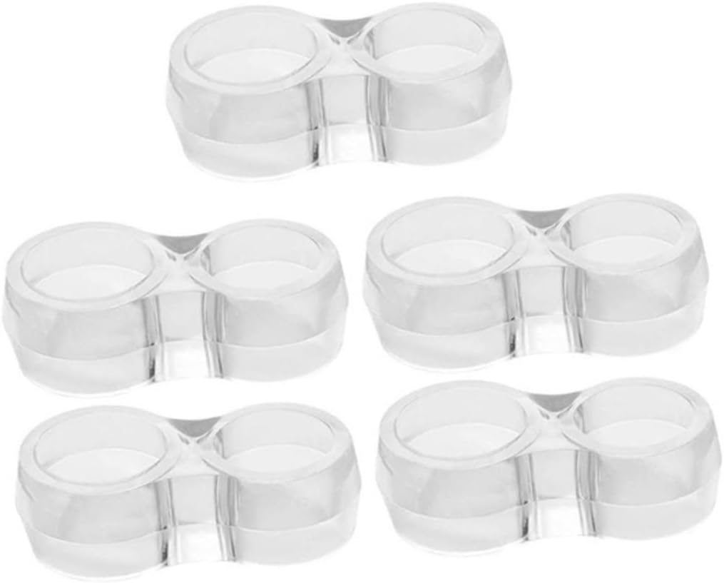 Operitacx 5pcs AntiCollision Door Bumper Clear Bumpers