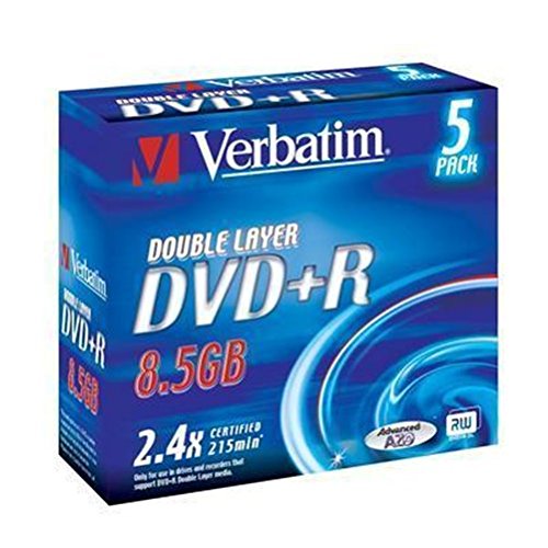 Verbatim - 1 x DVD+R DL 8.5 Go 2.4x - boîtier CD - support de stockage - 43459