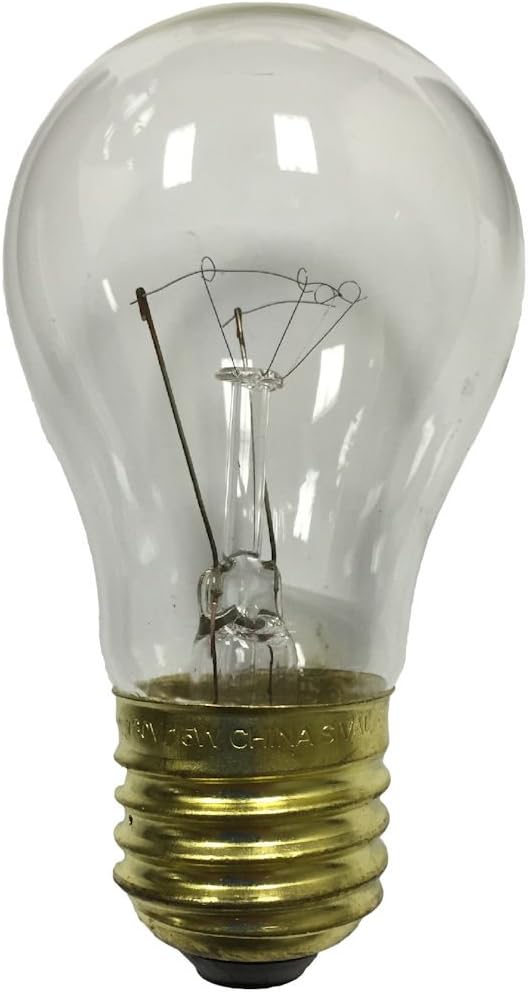 Sival A15 15 Watts Clear Outdoor Light Bulbs, 25-Pack, Recommended for Commercial String Lights