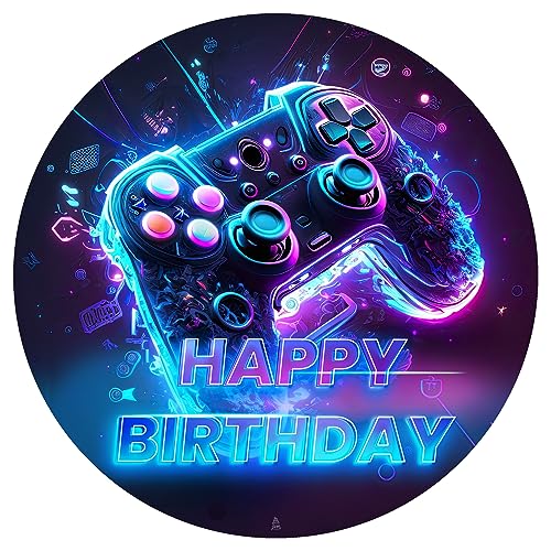 J&M DECO Essbare Tortenaufleger - Geburtstag - Gamer Motiv -...