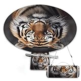 R&e wasserdichte Picknickdecke, Tiger-Druck, Outdoor, faltbare Picknickmatte für Camping, Strand, Graspark