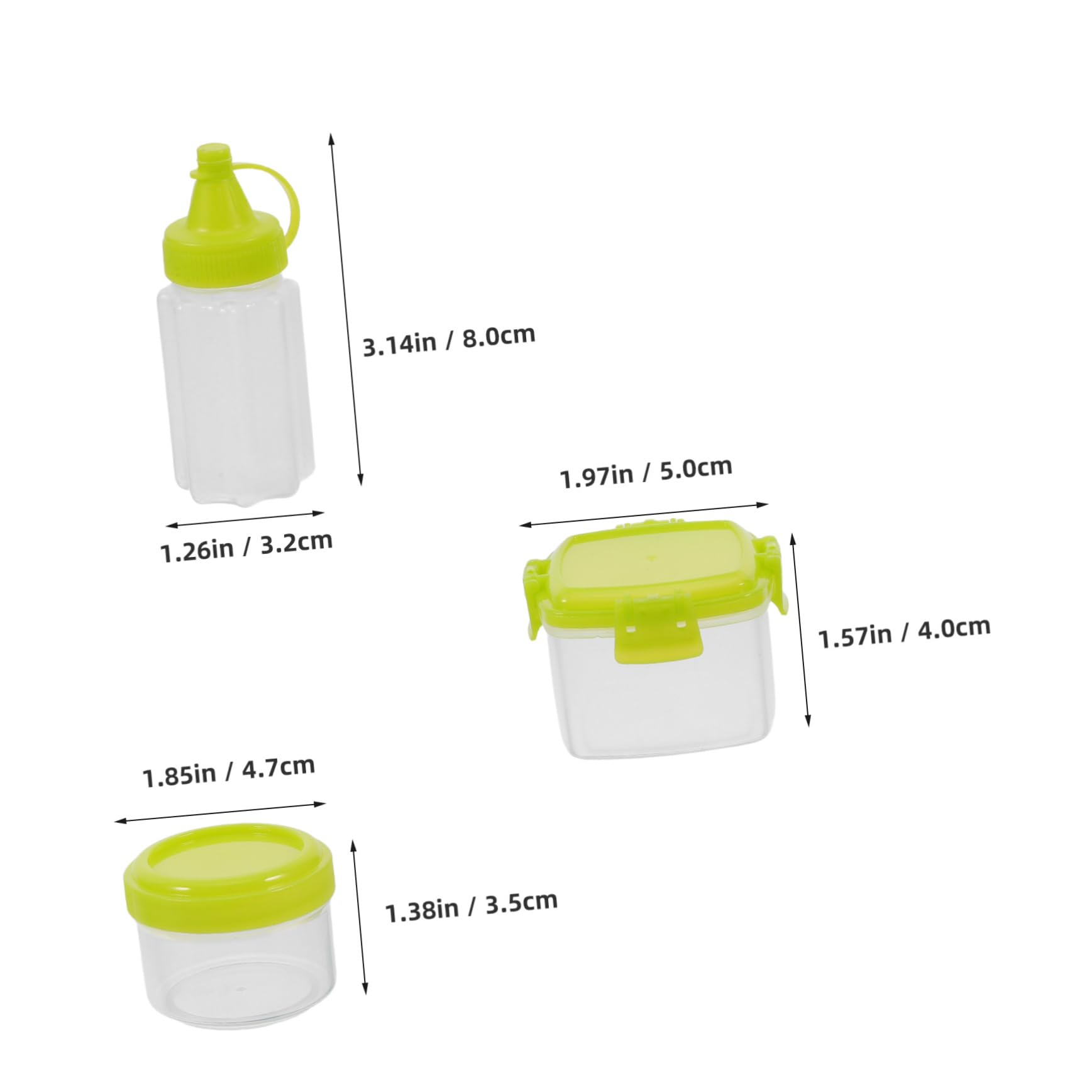 PRETYZOOM 12PCS Portable Mini Condiment Bottles Airtight Seasoning Squeeze Containers for Bbq Picnic Camping Travel Versatile Spice Jars for Salt Sugar Pepper Sauces