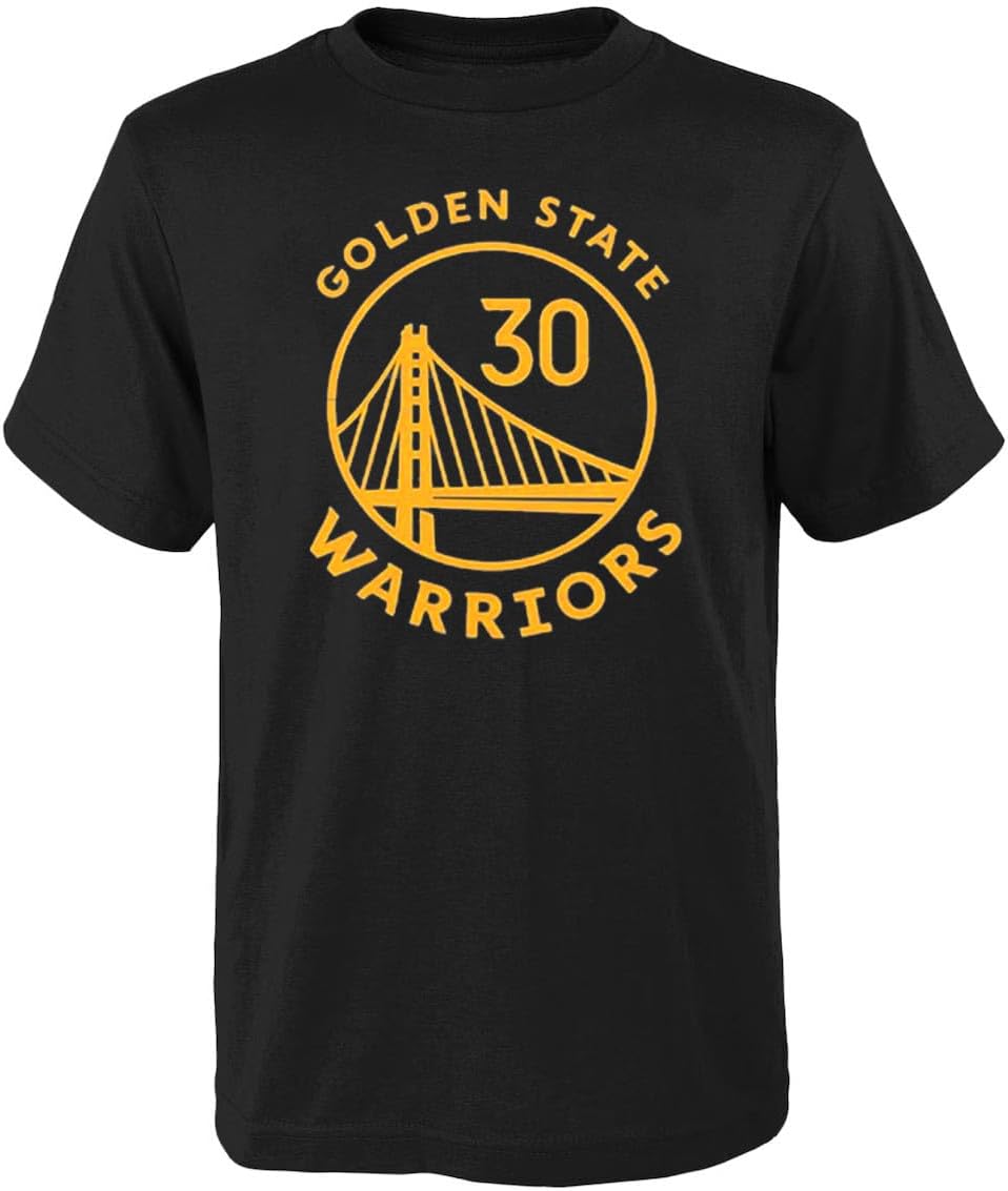 Outerstuff Stephen Curry Golden State Warriors #30 Kids Boys 4-7 Size Player Name & Number T-Shirt - Image 4