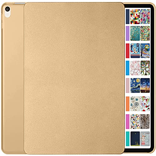 Image of DuraSafe Cases for iPad Air 3rd Gen 10.5 Inch 2017 /2019 [ PRO 10.5 Air 3 ] A1701 A1709 A1852 A2152 A2123 A2153 A2154 Slim Hard Shell Protective Stand Cover - Gold
