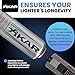 Xikar PUROFINE Premium Butane Fuel Refill with 0 Impurities - Premium Quality Fuel for Jet Flame Lighters and Torches - High Altitude Formula, 8oz (400ml) Pack of 3
