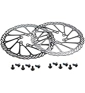 CYSKY 160 180 203mm Fahrrad Bremsscheibe 2 Stück Scheibenbremse Fahrrad mit 12 Schrauben für die ...