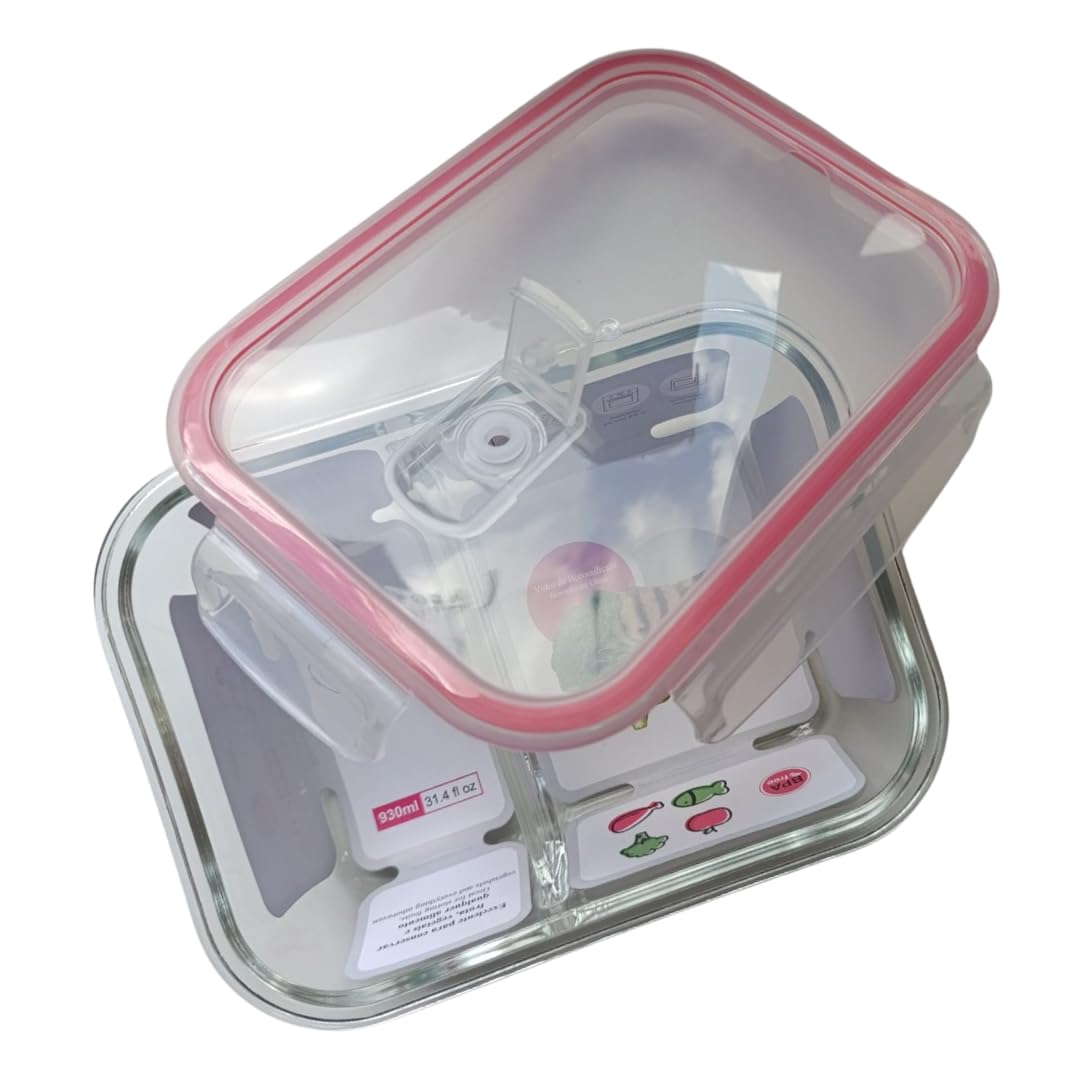 CasaBela - Lot De 3 Récipients En Verre Hermétiques - Passent