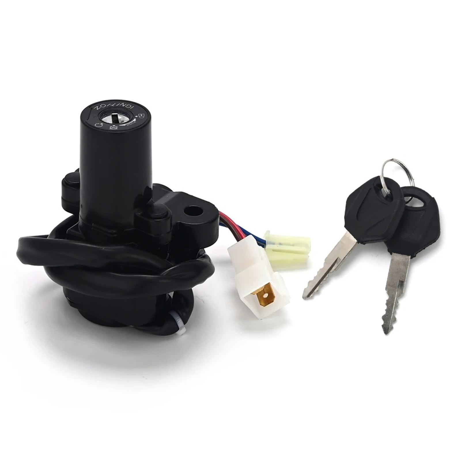 Interruptor Encendido Moto Para YZF R1 R6 YZF R6S 2004 2006 2007 2008 2009 FZ6 Para FJR FZ Interruptor Encendido Motocicleta Bloqueo Asiento Tapa Combustible Juego Llaves Cerradura De Encendido