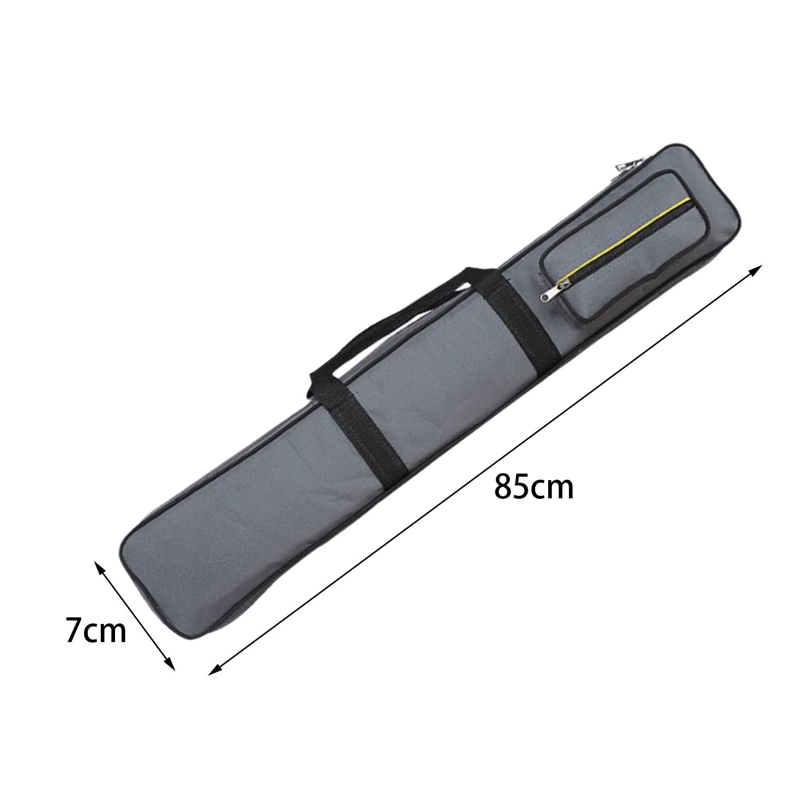 8 löcher Harter Pool-Queue-Koffer, Billard-Queue-Koffer, Vintage-Stil, große Taschen, 1 komplette 2-teilige Stangen-Tragetasche, Blau