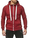 *Sweatjacke Tazzio Herren Sweatshirt 18217 Bordeux M