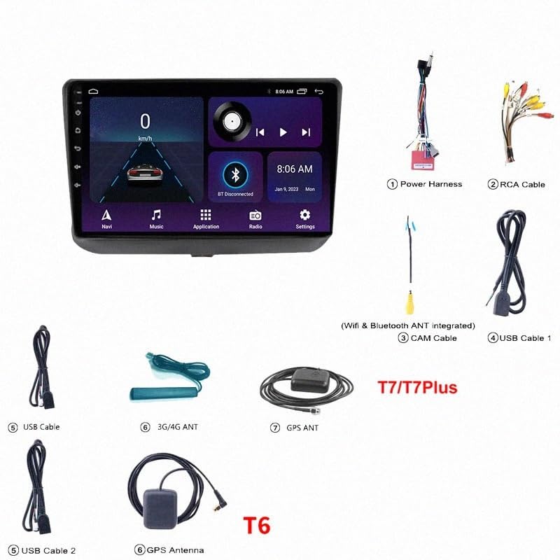 Manos libres Bluetooth para Toyota Corolla E110 que moderniza su radio clásica 7