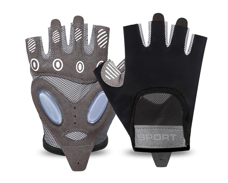 Guantes de ciclismo sin dedos con gel antideslizante