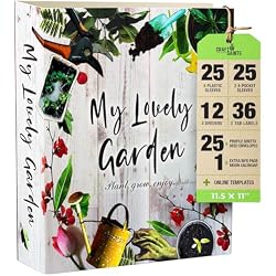 Garden Journal, 3 Ring Full Page 8.5x11