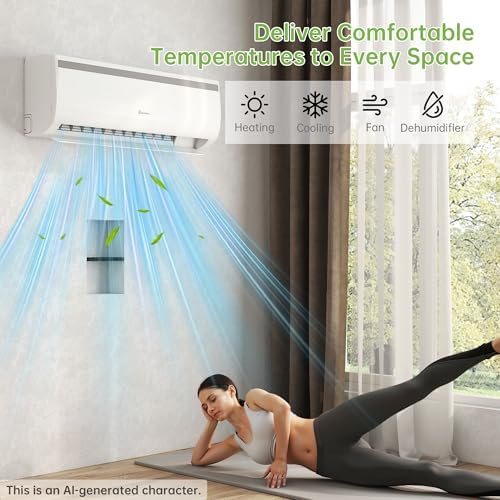 Real Relax 24000 BTU Mini Split AC Heater, 21 SEER2, 208-230V Inverter — view 8