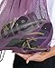 ARENA One Go Pool Gear Sack Swim Mesh Bag Drawstring Satchel for Swim Accessories Quick Dry Polyester Equipment Tote for Swim Team Practice, Plum Purple, 40 Liters