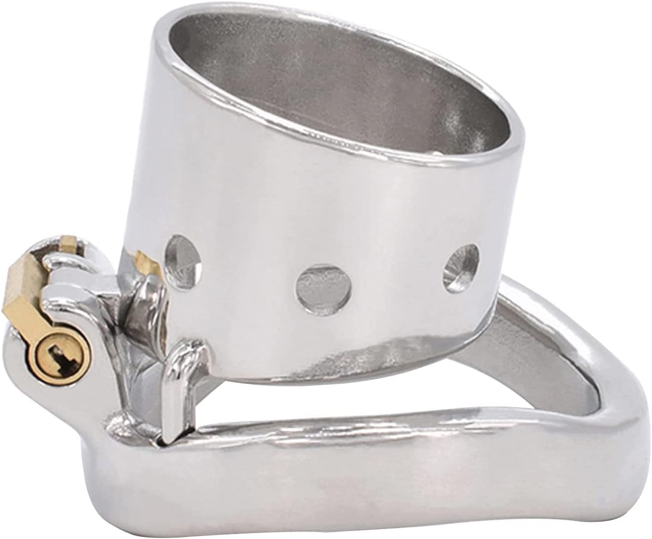 Chastity Devices Cock Cage Chastity for Men, Metal Penis Lock Cage Chastity Cage - Fully Open Design-50MM