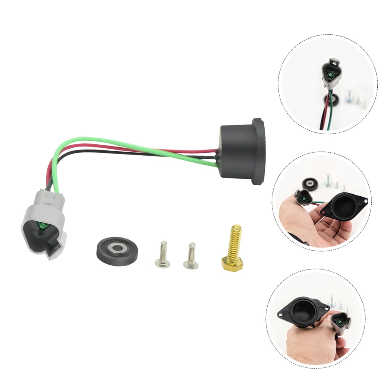 Toyvian Geschwindigkeitssensor Golfwagen Sicht Golf-zubehör Auto Tacho Auto Sensoren Golfzubehör Für Karren Accessoires Für Golfer Golfzubehör Für Damen Schwarz Plastik