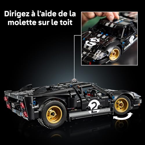 LEGO® Technic 42223 La voiture de course 1966 Ford GT40 MKII - vue 6