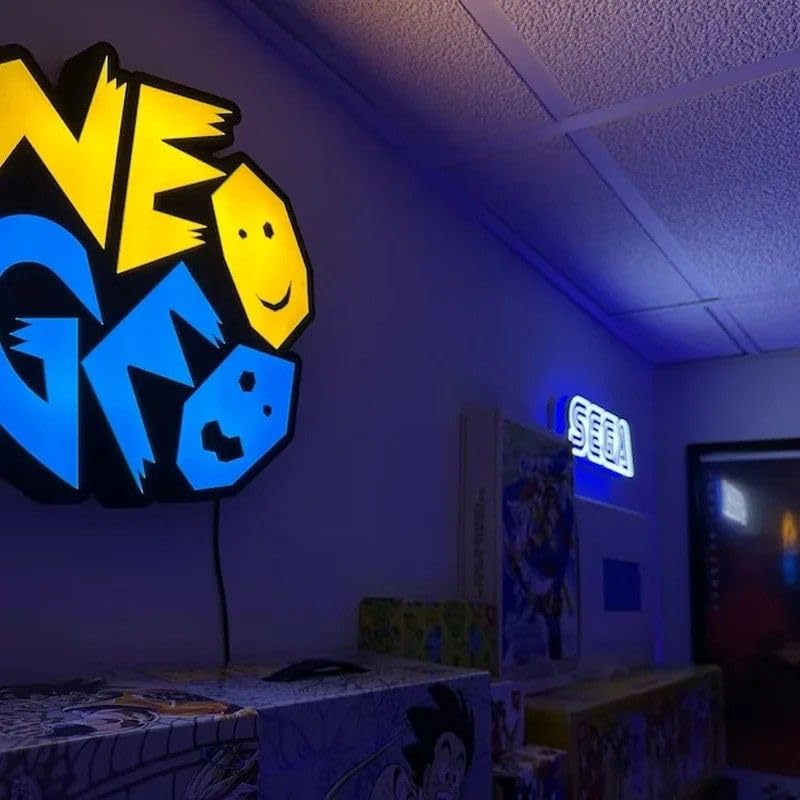 Amazon.co.jp: Neo Geo ロゴライト 看板 品 ノベルティ ネオジオ 