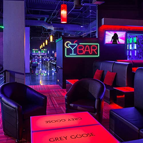 Image of Bar Neon Signs for Wall Decor Led Bar Lights for Bedroom Led Sign Room Decor Aesthetic Suitable for Living Room Bistro Man Cave Party