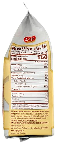 Miniatura 2 de Gastone Lago Party Wafers Dulce De Leche - Relleno de crema, 8.82 onzas, 8.82 oz (paquete de 3) (Dulce De Leche, 3 unidades)