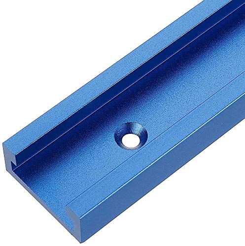 Fafeicy 1000mm Gehrungsschienenlehre, Aluminium T-Schienen T-Schlitz-Gehrungsschienenlehre Werkzeuge, für die Holzbearbeitung Frästisch, T-Schraube (1000MM)