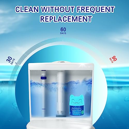 Image of Simple Life Toilet Bowl Cleaner | Automatic Long-Lasting Toilet Bowl Cleaner Tablets | Easy-To-Use, Septic Safe Toilet Cleaner in Bottle | Powerfully Cleans and Prevent Stain Build Up | 6 Count