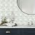 RoomMates TIL4623FLT StickTiles White Tin Peel and Stick Tile Backsplash