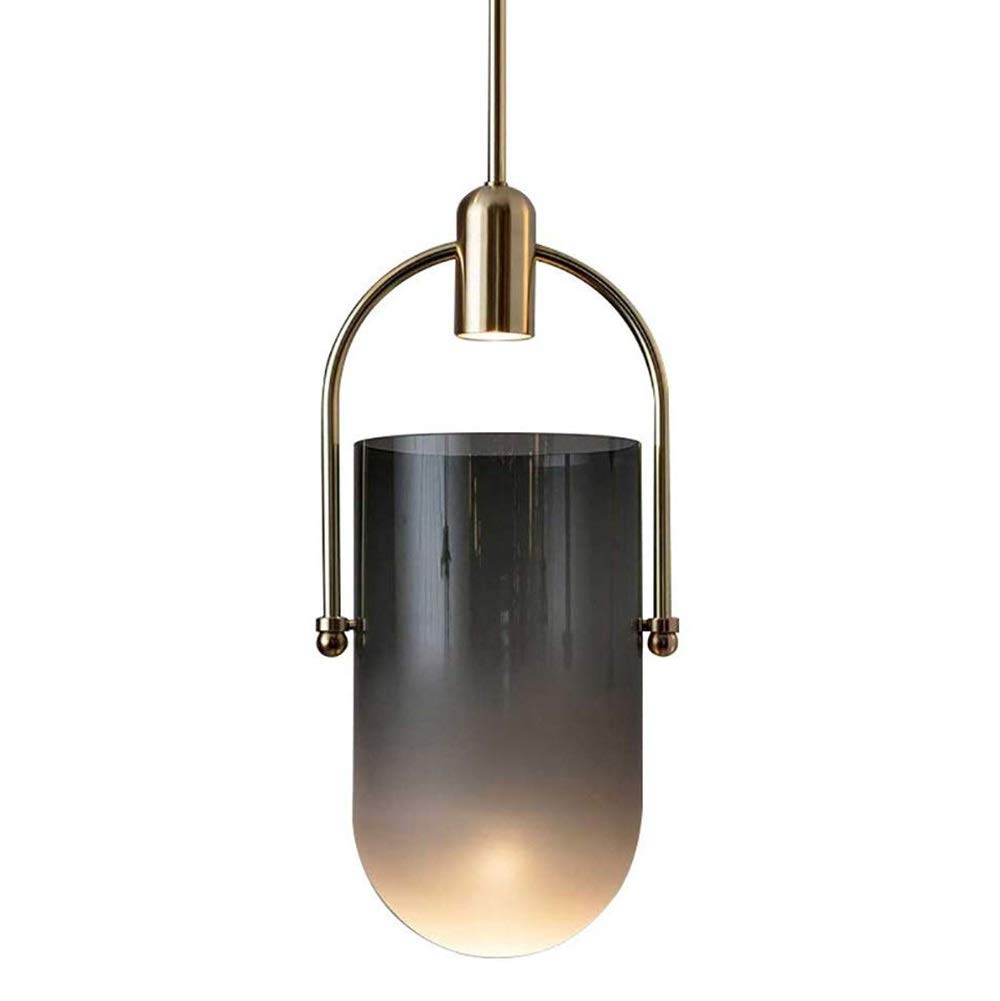 Lámpara colgante LED gris humo ideal para renovar y regalar estilo en el hogar